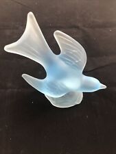 Blue Glass Soaring Flying Bird Dove Peace Figure picture