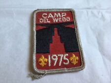vintage BSA Camp Del Webb 1975 patch, New picture
