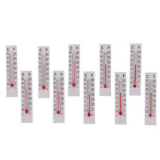 10 Pcs 5cmX1.1cm Miniature Paper Cardboard Thermometer Indoor -20-50 Ce-ca picture