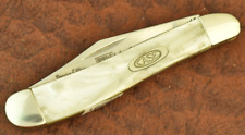 RARE CASE XX USA 1/500 CORELON PEANUT KNIFE 2007 WHITE PEARL SWIRL NICE (16269) picture
