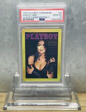 1995 Playboy Chromium Covers #81 March 1989 PSA 10 picture