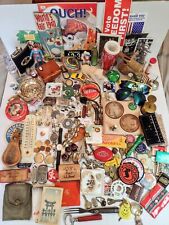  HUGE Antique & VTG Junk Drawer Lot Mixed Coins Watch Silvertone Copper Brass+  picture