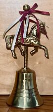 Vintage Metal Brass Carousel Horse Bell 5.5