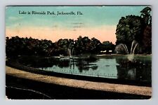 Jacksonville FL-Florida, Riverside Park, Antique c1915 Vintage Souvenir Postcard picture