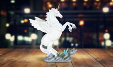 Unicorn w/ Winged Standing on Rock Statue 9