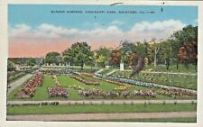 Vintage Postcard  ILLINOIS  SUNKEN GARDENS, ROCKFORD   LINEN  POSTED  1935 picture