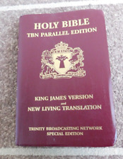 Holy Bible TBN Parallel Edition King James New Living Special Edition Signed picture