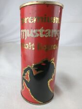 Mustang Malt Liquor 16 oz Straight Side Pull Tab Can Pittsburgh Brewing EMPTY picture