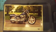 old vintage 2002 FXDWG 3 Harley Davidson motorcycle literature , catalogs picture