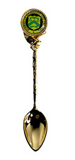 Bureau of Engraving and Printing Washington DC Collector Spoon Gold Tone New picture