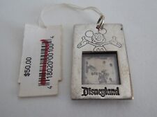 Rare 1990s Disneyland Sterling Silver Mickey Mouse Photo Charm Pendant Vintage picture