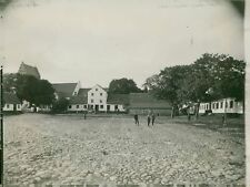 Bild av Stora torget i Åhus, Skåne - Vintage Photograph 1645176 picture