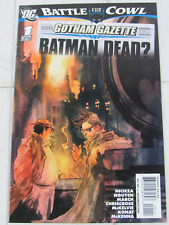 Gotham Gazette: Batman Dead? #1 May 2009 DC Comics picture