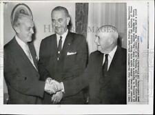 1959 Press Photo Paul Butler, Sam Rayburn, and Lyndon Johnson in Washington. picture