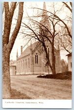 Lancaster Wisconsin Postcard Catholic Church Exterior View c1940 Vintage Antique picture