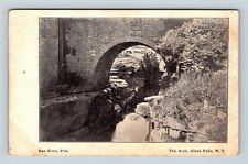 Glen Falls NY, The Arch, New York, Vintage Postcard picture
