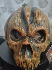 Pumpkin Skull Halloween Latex Prop by Ghoulish Productions Jack O Lantern New  picture