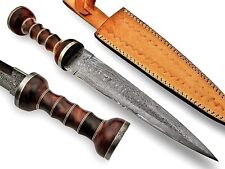 Poshland Custom Handmade Damascus Steel  Dirk Blade Knife - Perfect Grip Handle picture
