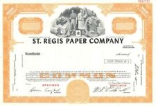 St. Regis Paper Co. - Specimen Stock Certificate - Specimen Stocks & Bonds picture