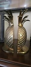 Andrea By Sadek Genuine Solid Brass pineapple bookends picture