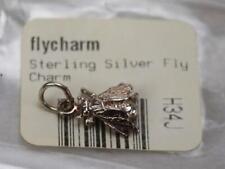 Unique Sterling Silver Fly Charm NIP 1/2