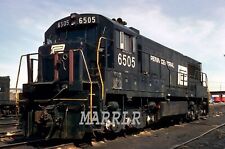 RR Print-PENN CENTRAL PC 6505 at Sloan NY  3/24/1978 picture