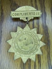 1908 Fireman's badge compliments of Jamestown N.Y.  Est. 1829 on front        E6 picture