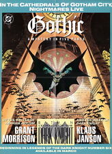 1990 Klaus Janson SIGNED Batman LDK Legends of the Dark Knight Promo Art Poster picture