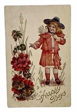 Postcard Happy Days / Vintage Post Marked May 1909 picture
