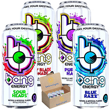Bang Energy Drinks | Variety Pack of Cherry Blade Lemonade | Purple Haze | Sour  picture