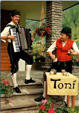 Toni and Bert Entertain During Your Stay at Gasthof Mallaun, Austria Postcard picture