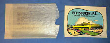 # Vintage Greater Pittsburgh Airport Airplanes Travel Decal Original Package AV picture