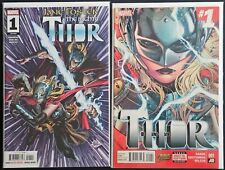 Thor #1 First Jane Foster Becomes New Thor 1st Printing 2014 NM + Bonus #1 2022 picture