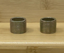 2x Metal Tobacco Pipe Threaded Connector - 5/8
