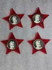 Soviet Badge.Young Lenin.Red Star .October USSR.Lot 4 Pieces. picture