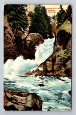 Boulder CO-Colorado, Boulder Falls, Antique, Vintage c1910 Souvenir Postcard picture