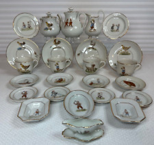 Child Miniature Porcelain French Tea & Luncheon Set c 1880 - 1910 picture