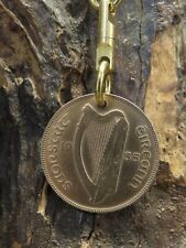 Irish coin 1935 lucky penny keyring Birthday year Christmas Ireland picture