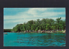 c.1950s Big Monon Camp Monticello Indiana IN Lake Shafer Postcard UNPOSTED picture