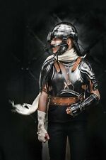 Medieval Blackened steel full set of armor, Berserk cosplay, young Guts costume picture