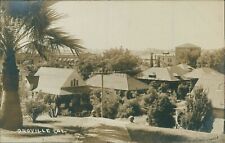 Oroville, CA RPPC of houses, palm tree - Butte County, California photo Postcard picture