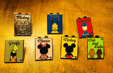 GOT YOUR BACK PROFILE HIDDEN MICKEY CMPLT 7 PIN SET DISNEY MINNIE COMPLETER CHIP picture