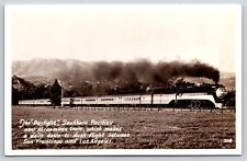 California Streamline Steam Train Daylight RPPC Southern Pacific  P2C picture