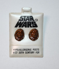 Vintage Star Wars Chewbacca Earring Studs 1977 picture