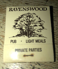 1960s-70s Ravenswood Pub Clifton Park New York Matchbok Unstruck Private Parties picture