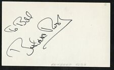 Barbara Rush d2024 signed autograph 3x5 Cut Actress It Came from Outer Space picture