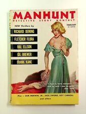 Manhunt Magazine Vol. 4 #2 VG 1956 Low Grade picture