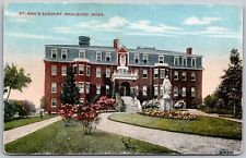 Marlboro Massachusetts c1910 Postcard St. Ann's Academy picture