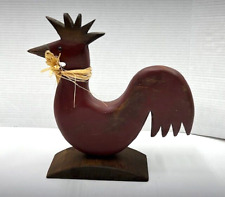 Vintage Wooden Stanstead Decoy Collection ROOSTER - Hand Signed 2003 picture