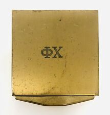 Vintage 1950s Phi Chi Medical Fraternity Makeup Powder Compact RJ22 picture